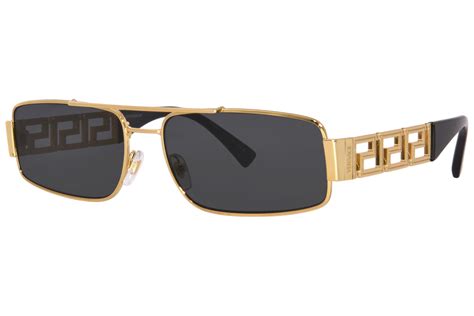 Versace VE2257 60 Dark Grey & Gold Sunglasses .